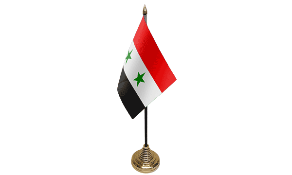Syria Table Flags